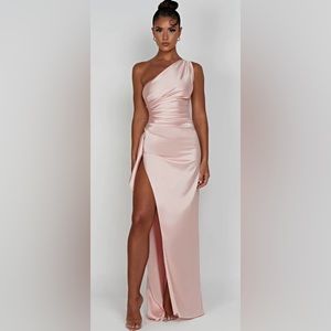 BabyBoo Boutique Ariel Maxi Dress in Blush
